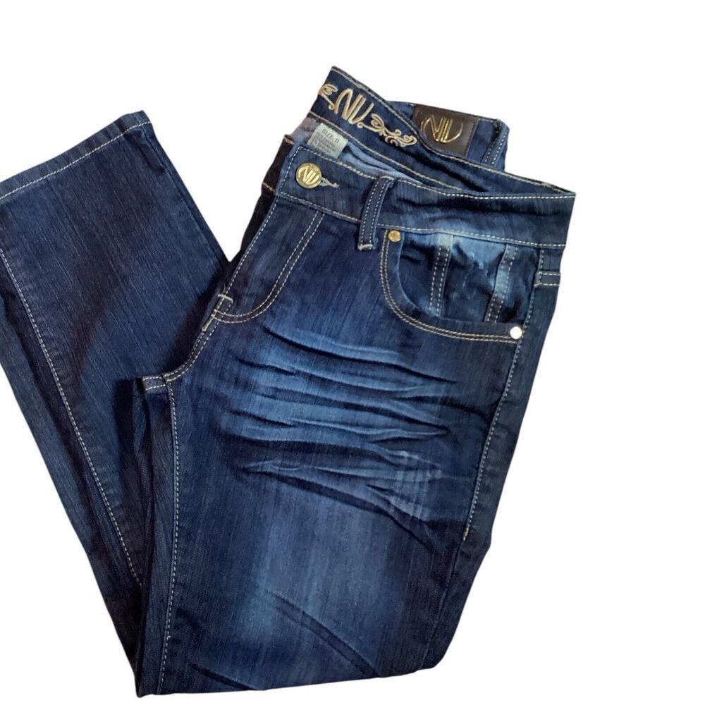 NV Women’s Jeans Capri Skinny Crop Distressed Size 11 - Picture 10 of 10